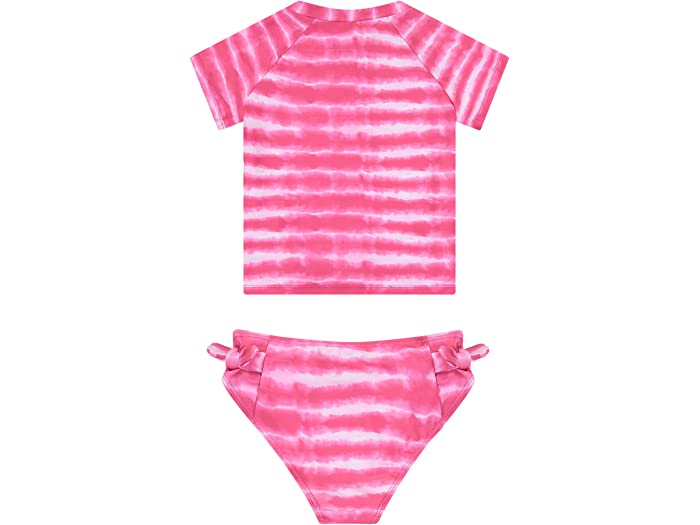 (取寄) ガールズ タイダイ ラッシュガード アンド スイム スーツ セット (リトル キッズ/ビッグ キッズ) ANDY & EVAN KIDS girls Tie-Dye Rashguard & Swim Suit Set (Little Kids/Big Kids) Pink Tie-Dye