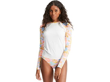 (取寄) ビラボン レディース ピック ミー アップ ロング スリーブ ラッシュガード Billabong women Pick Me Up Long Sleeve Rashguard Salt Crystal