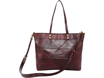 (取寄) オールドトレンド レディース ジェニュイン レザー プリズム トート バッグ Old Trend women Genuine Leather Prism Tote Bag Brown