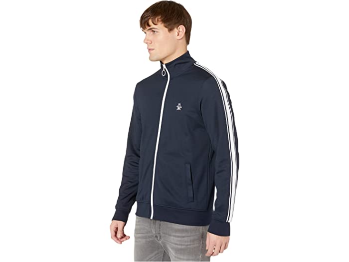 (取寄) オリジナルペンギン メンズ ザ アール トラック ジャケット Original Penguin men The Earl Track Jacket Dark Sapphire