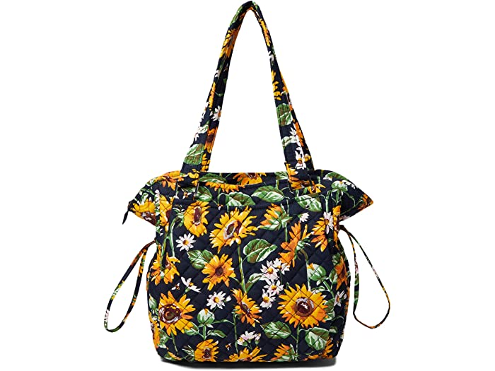 (取寄) ヴェラ ブラッドリー レディース コットン グレンナ サッチェル パース Vera Bradley women Cotton Glenna Satchel Purse Sunflowers/Recycled Cotton