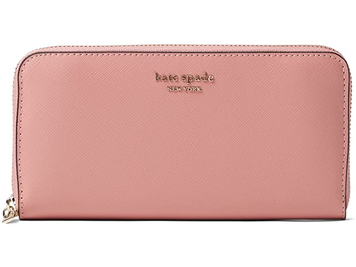 (取寄) ケイトスペード スペンサー ジップ アラウンド コンチネンタル ウォレット Kate Spade New York Spencer Zip Around Continental Wallet Serene Pink