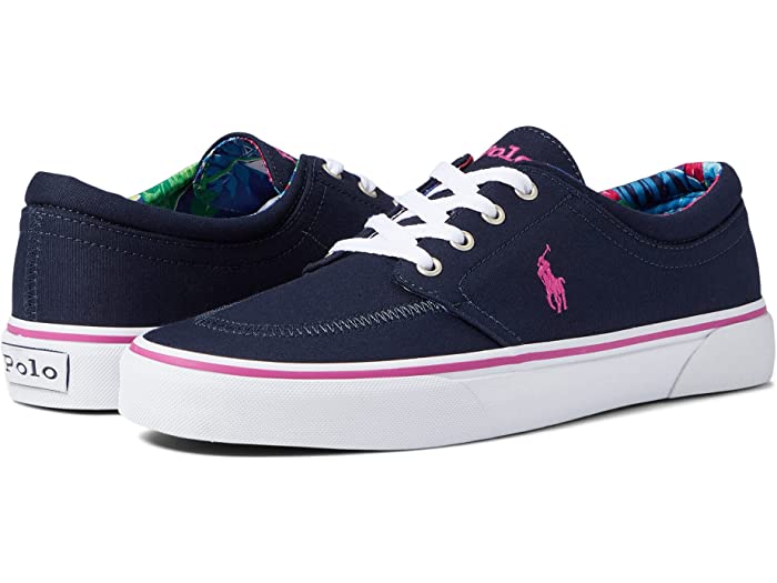 (取寄) ラルフローレン メンズ ファクソン ロートップ キャンバス スニーカー Polo Ralph Lauren men Faxon X Low-Top Canvas Sneaker Hunter Navy