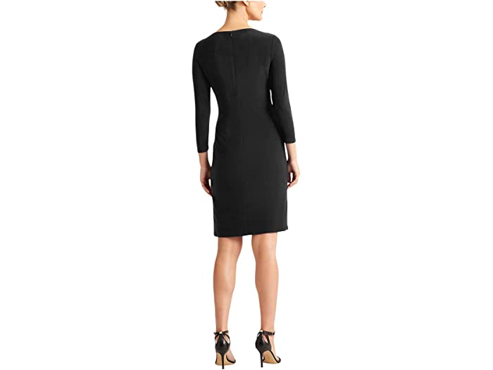 (取寄) ローレン ラルフローレン レディース ラップ スタイル ジャージ ドレス LAUREN Ralph Lauren women Wrap Style Jersey Dress Black