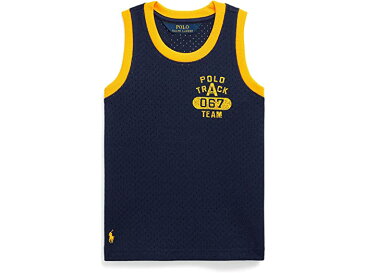 (取寄) ラルフローレン キッズ ボーイズ ロゴ メッシュ タンク (トドラー) Polo Ralph Lauren Kids boys Logo Mesh Tank (Toddler) Cruise Navy