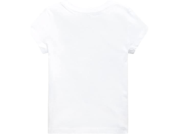 (取寄) ラルフローレン キッズ ガールズ ショート スリーブ ジャージ Tシャツ (リトル キッズ) Polo Ralph Lauren Kids girls Short Sleeve Jersey T-Shirt (Little Kids) White