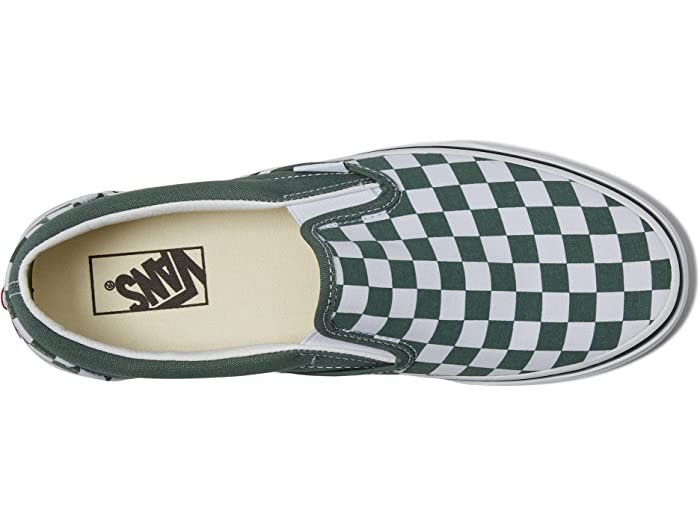 (取寄) バンズ クラシック スリップ-オン Vans Classic Slip-On Color Theory Checkerboard Duck Green