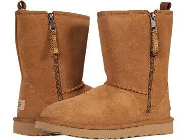 (取寄) アグ レディース クラシック ショート デュアル ジップ Ii UGG women Classic Short Dual Zip II Chestnut