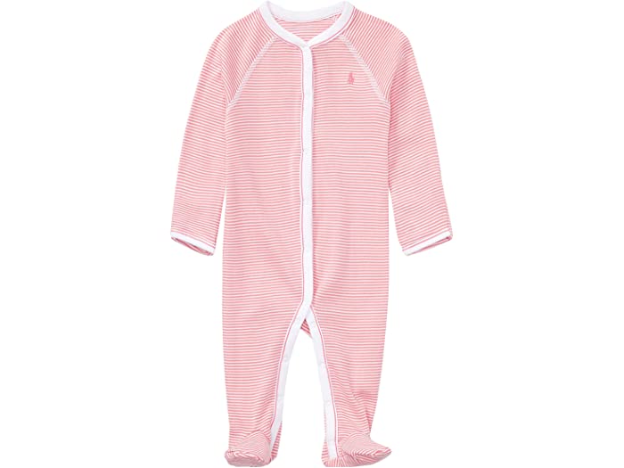 (取寄) ラルフローレン キッズ ガールズ BSR ヤーン-ダイド ストライプ ワンピース カバーオール (インファント) Polo Ralph Lauren Kids girls BSR Yarn-Dyed Stripe One-Piece Coveralls (Infant) Paisley Pink Multi