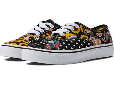 (取寄) バンズ キッズ ガールズ オーセンティック パッチワーク (リトル キッズ) Vans Kids girls Authentic Patchwork (Little Kid) Sunflower Black/Yellow