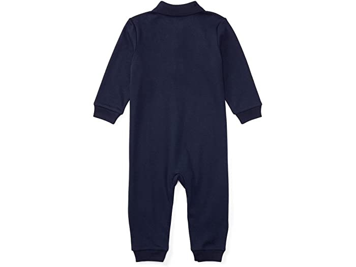 (取寄) ラルフローレン キッズ ボーイズ ワンピース カバーオール (インファント) Polo Ralph Lauren Kids boys Schiffli One-Piece Coverall (Infant) French Navy