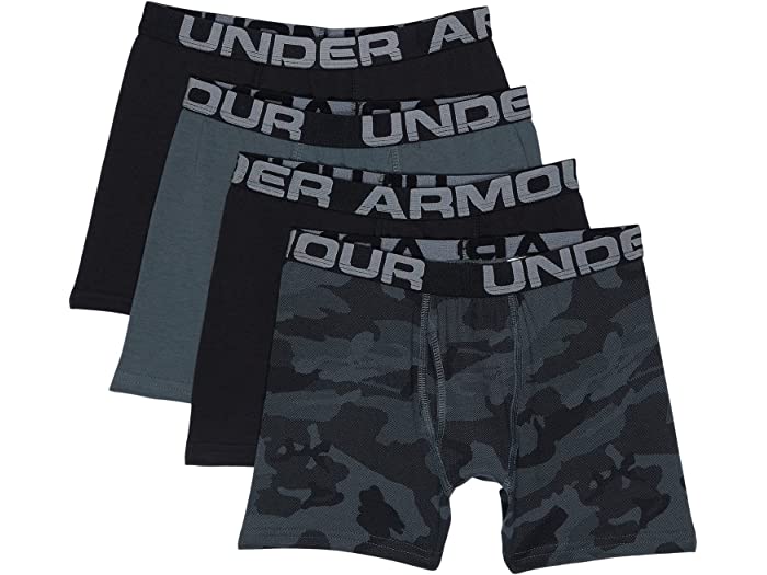 (取寄) アンダーアーマー キッズ ボーイズ カモ コットン ボクサー セット (ビッグ キッズ) Under Armour Kids boys 4-Pack Camo Cotton Boxer Set (Big Kids) Assorted Camo