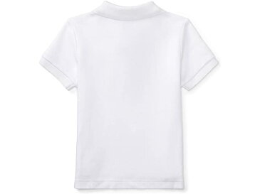 (取寄) ラルフローレン キッズ ボーイズ コットン インターロック ポロ シャツ (インファント) Polo Ralph Lauren Kids boys Cotton Interlock Polo Shirt (Infant) White