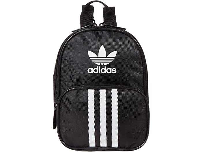 (取寄) アディダス オリジナルス レディース オリジナルス サンティアゴ ミニ バックパック adidas Originals women Originals Santiago Mini Backpack Black/White Stripes