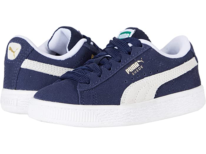 (取寄) プーマ キッズ キッズ スエード クラシック XXI (リトル キッズ) PUMA Kids kids Suede Classic XXI (Little Kid) Peacoat/Puma White