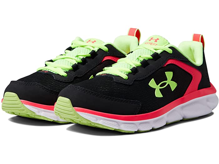 (取寄) アンダーアーマー キッズ ガールズ アサート 9 (ビッグ キッズ) Under Armour Kids girls Assert 9 (Big Kid) Black/Penta Pink/Quirky Lime