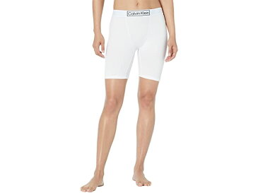(取寄) カルバンクライン アンダーウェア レディース リイマジンド ヘリテージ ラウンジ スリープ ショーツ Calvin Klein Underwear women Reimagined Heritage Lounge Sleep Shorts White