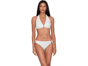 (取寄) ローレン ラルフローレン レディース クローシェ リング ヒップスター ビキニ ボトム LAUREN Ralph Lauren women Crochet Ring Hipster Bikini Bottoms White