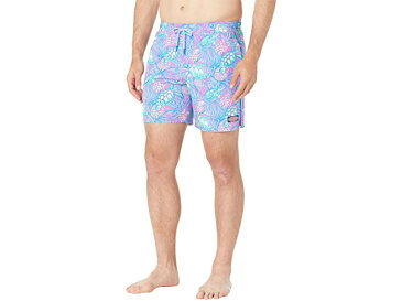 (取寄) ヴィンヤードヴァインズ メンズ プリンテッド チャッピー トランクス Vineyard Vines men Printed Chappy Trunks Sea Turtle Pink