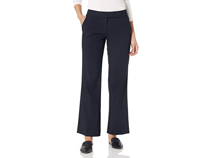 (取寄) カルバンクライン レディース ウィメンズ ピティート クラシック フィット ラックス パンツ Calvin Klein women Womens Petite Classic Fit Lux Pant Navy