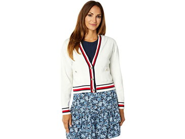 (取寄) トミーヒルフィガー レディース ボタンダウン カーディガン Tommy Hilfiger women Button-Down Cardigan Ivory