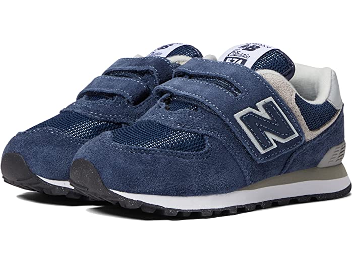 (取寄) ニューバランス キッズ ボーイズ 574 (リトル キッズ) New Balance Kids boys 574 (Little Kid) Navy/White 1