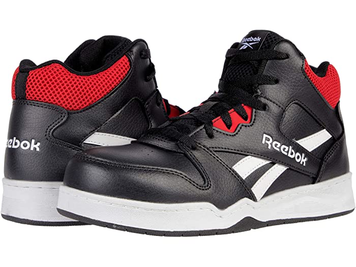 (取寄) リーボック ワーク メンズ BB4500 ワーク ハイ トップ スニーカー Reebok Work men Reebok Work BB4500 Work High Top Sneaker Black/Red