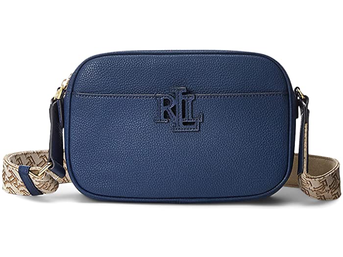 (取寄) ローレン ラルフローレン レディース キャリー 24 クロスボディ スモール LAUREN Ralph Lauren women Carrie 24 Crossbody Small Denim Blue/Khaki