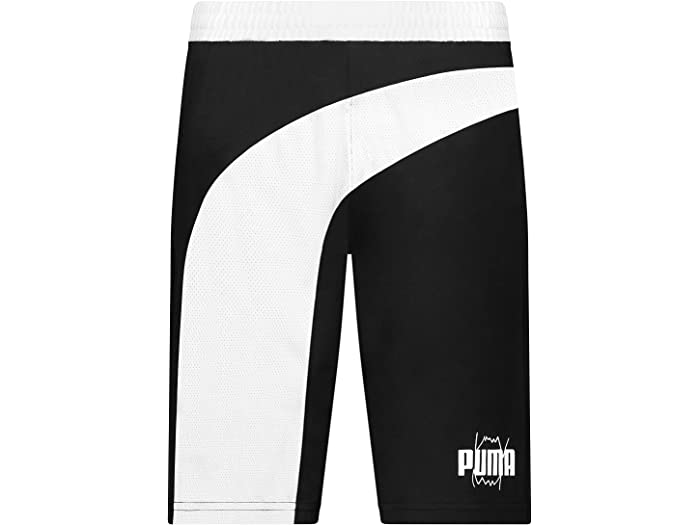 (取寄) プーマ キッズ ボーイズ バスケットボール パック クライド メッシュ ショーツ (ビッグ キッズ) PUMA Kids boys Basketball Pack Clyde Mesh Shorts (Big Kids) Black