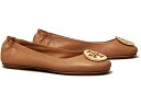 (取寄) トリーバーチ ミニー トラベル バレエ W/ メタル ロゴ Tory Burch Minnie Travel Ballet w/ Metal Logo Royal Tan/Gold