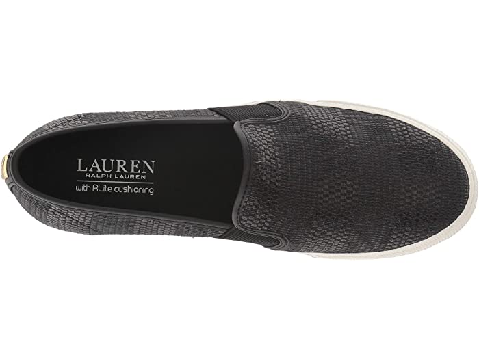 (取寄) ローレン ラルフローレン レディース ジニー スリップ-オン スニーカー LAUREN Ralph Lauren women Jinny Slip-On Sneaker Black