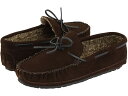 () ~lgJ Y PCV[ Xbp Minnetonka men Minnetonka Casey Slipper Chocolate Suede