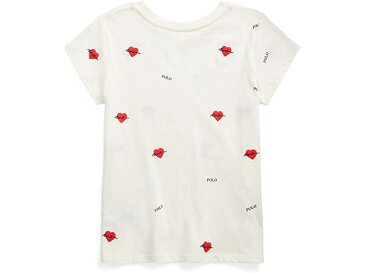 (取寄) ラルフローレン キッズ ガールズ コットン ジャージ グラフィック ティー (ビッグ キッズ) Polo Ralph Lauren Kids girls Cotton Jersey Graphic Tee (Big Kids) Nevis