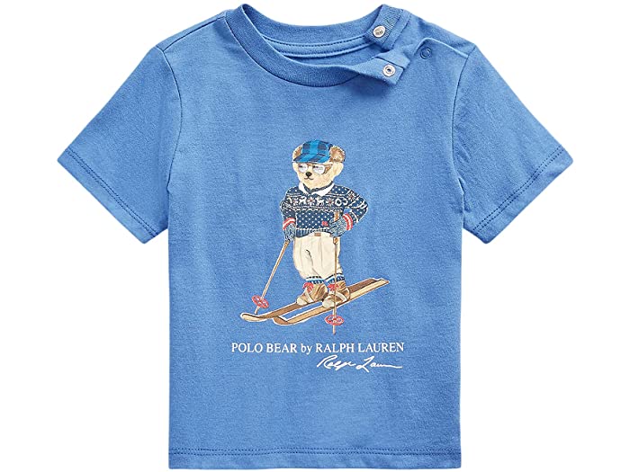 (取寄) ラルフローレン キッズ ボーイズ ポロ ベアー コットン ジャージ ティー (インファント) Polo Ralph Lauren Kids boys Polo Bear Cotton Jersey Tee (Infant) Indigo Sky