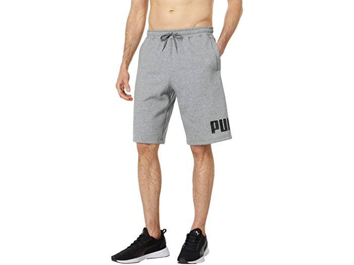 (取寄) プーマ メンズ ビッグ フリース ロゴ 10 ショーツ PUMA men Big Fleece Logo 10 Shorts Medium Gray Heather