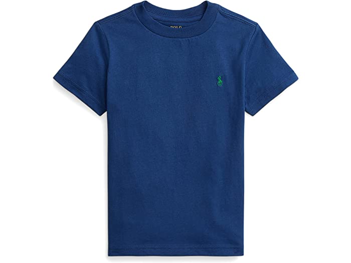 (取寄) ラルフローレン キッズ ボーイズ ショート スリーブ ジャージ Tシャツ (トドラー) Polo Ralph Lauren Kids boys Short Sleeve Jersey T-Shirt (Toddler) Harrison Blue