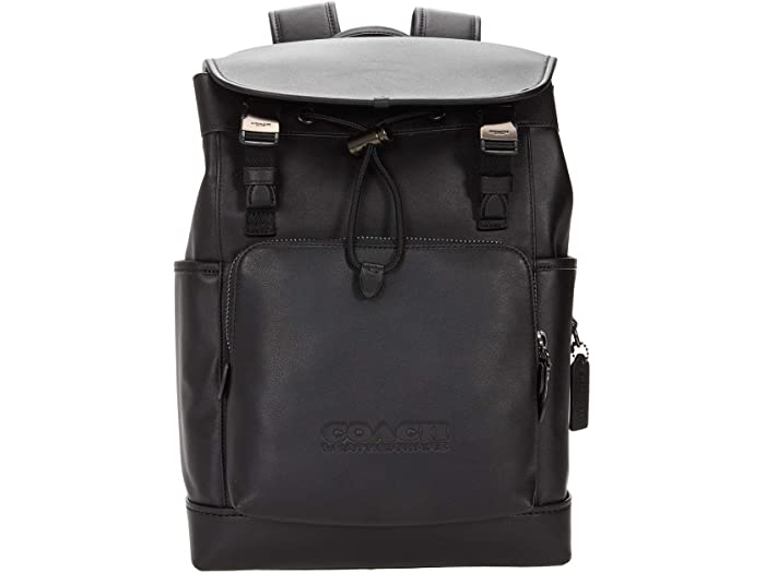 (取寄) コーチ メンズ リーグ フラップ バックパック COACH men League Flap Backpack JI/Black