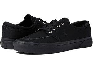 () ե ˡ  ե X å Х ˡ Polo Ralph Lauren men Lauren Faxon X Low-Top Canvas Sneaker Black/Black