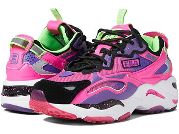 (取寄) フィラ キッズ ガールズ レイ トレーサー アペック (ビッグ キッズ) Fila Kids girls Ray Tracer Apex (Big Kid) Pink Glo/White/Electric Purple