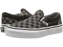 (取寄) バンズ キッズ キッズ クラシック スリップ-オン (リトル キッド/ビッグ キッド) Vans Kids kids Vans Kids Classic Slip-On (Little Kid/Big Kid) (Checkerboard) Black/Pewter