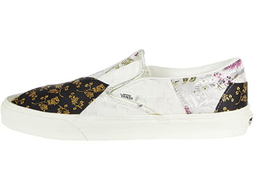 (取寄) バンズ クラシック スリップ-オン Vans Classic Slip-On (Brocade) Patchwork/True White