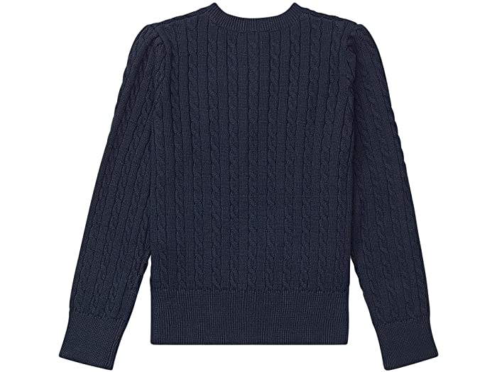 (取寄) ラルフローレン キッズ ガールズ ケーブル ニット コットン カーディガン (リトル キッズ) Polo Ralph Lauren Kids girls Cable Knit Cotton Cardigan (Little Kids) Hunter Navy