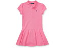 (取寄) ラルフローレン キッズ ガールズ ショートスリーブ ポロ ドレス (ビッグ キッズ) Polo Ralph Lauren Kids girls Short-Sleeve Polo Dress (Big Kids) Baja Pink