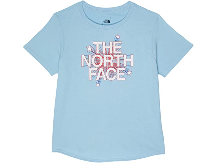 (取寄) ノースフェイス キッズ ガールズ ショート スリーブ グラフィック ティー (リトル キッズ/ビッグ キッズ) The North Face Kids girls Short Sleeve Graphic Tee (Little Kids/Big Kids) Beta Blue/TNF Red