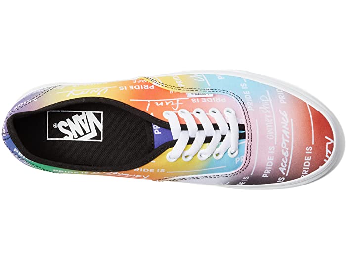 (取寄) バンズ プライド スニーカー コレクション Vans X Pride Sneaker Collection (Pride) Rainbow/True White (Authentic)