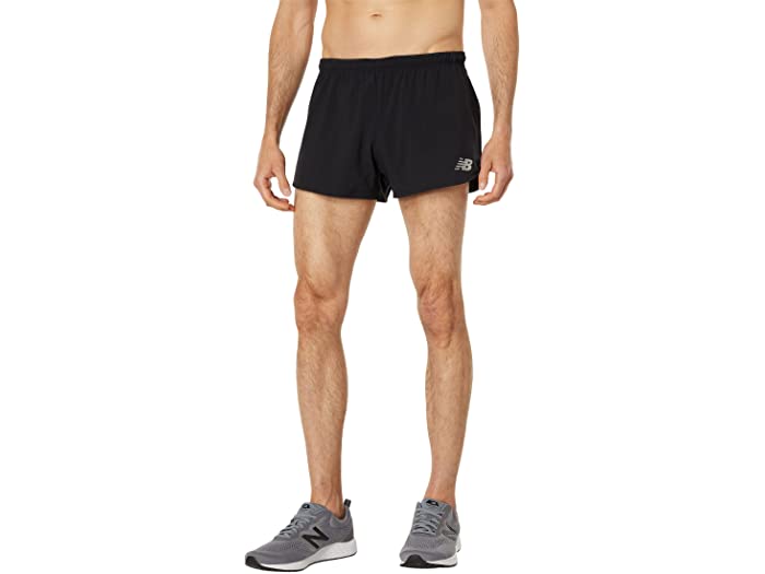 (取寄) ニューバランス メンズ インパクト ラン 3 スプリット ショーツ New Balance men Impact Run 3 Split Shorts Black