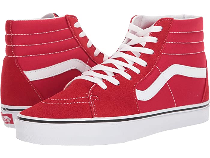 (���) �Х� Sk8-�ϥ� ���� ���饷�å��� Vans SK8-Hi Core Classics Racing Red/True White