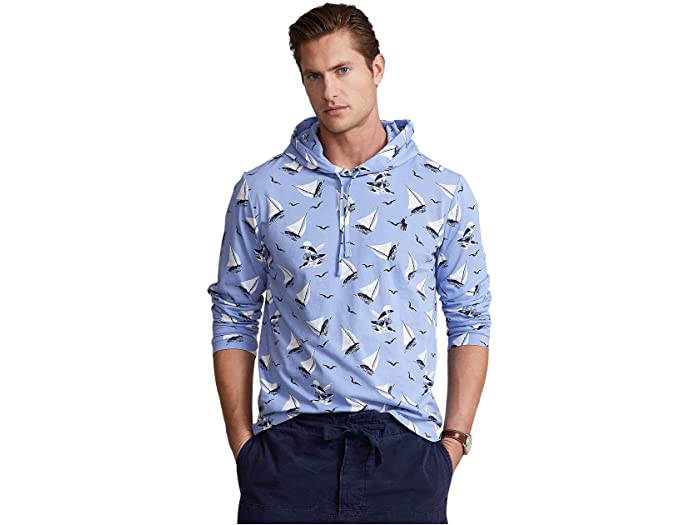 (取寄) ラルフローレン メンズ ポロ ベアー フーデット Tシャツ Polo Ralph Lauren men Polo Bear Hooded T-Shirt Blue Multi