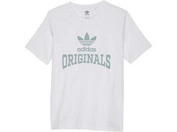 (取寄) アディダス オリジナルス キッズ ガールズ ダンス インスパイヤード グラフィック Tシャツ (トドラー/リトル キッズ/ビッグ キッズ) adidas Originals Kids girls Dance Inspired Graphic T-Shirt (Toddler/Little Kids/Big Kids) White