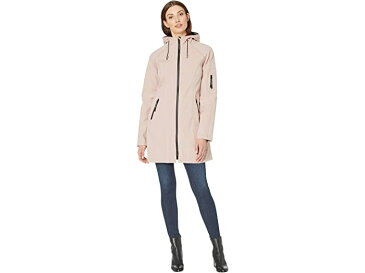 (取寄) イルセ ヤコブセン レディース ソフト シェル 3/4 レングス ファンクショナル レイン コート Ilse Jacobsen women Soft Shell 3/4 Length Functional Rain Coat Adobe Rose